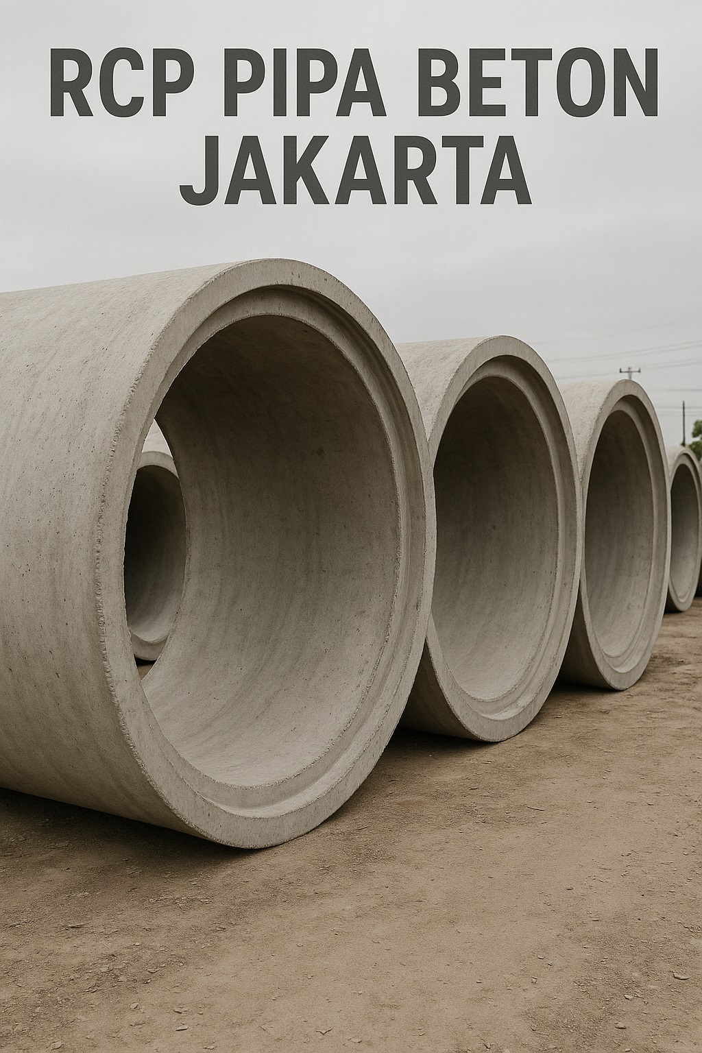 Harga RCP Pipa Beton Jakarta Saluran Gorong-Gorong Murah