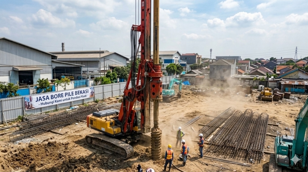 Jasa Bore Pile Bekasi